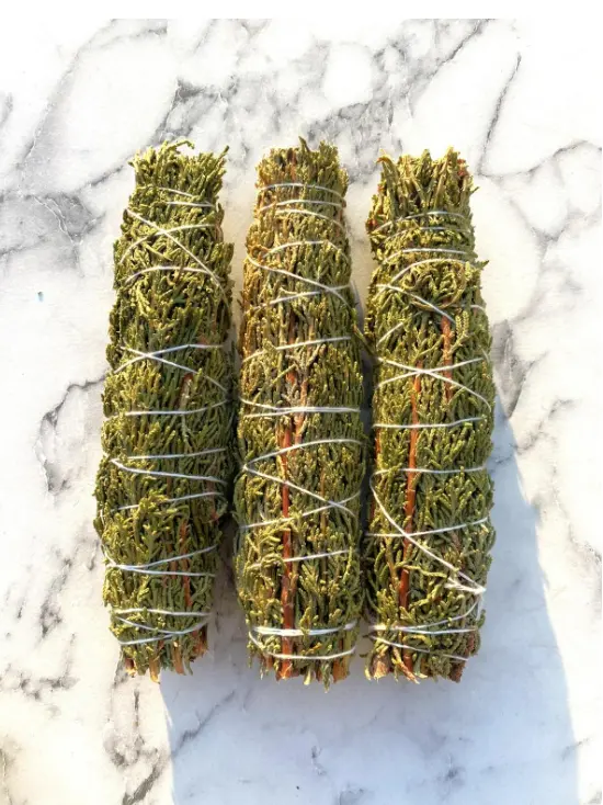 Kent Bahçesi Ardıç Tütsü Seti 3 Adet Enerji Arınma Nazarlık Ritüel