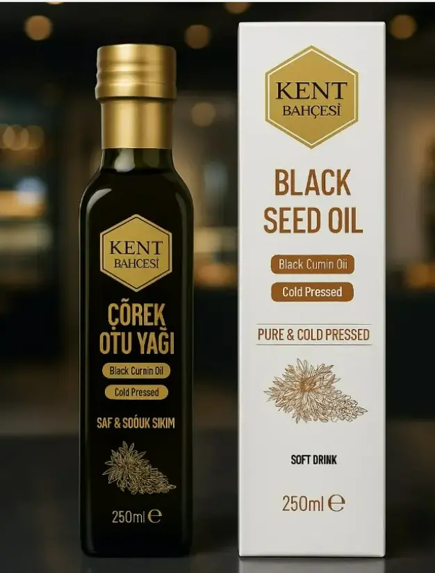 Kent Bahçesi Çörek Otu Yağı 250 ml – Çocuklar için Yumuşak