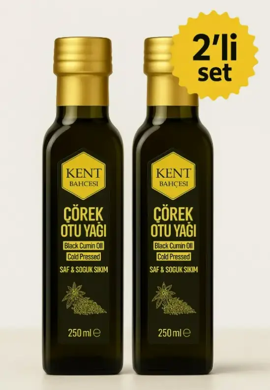 Çörek Otu Yağı 500 ml Soğuk Sıkım 2 X 250 ml %100